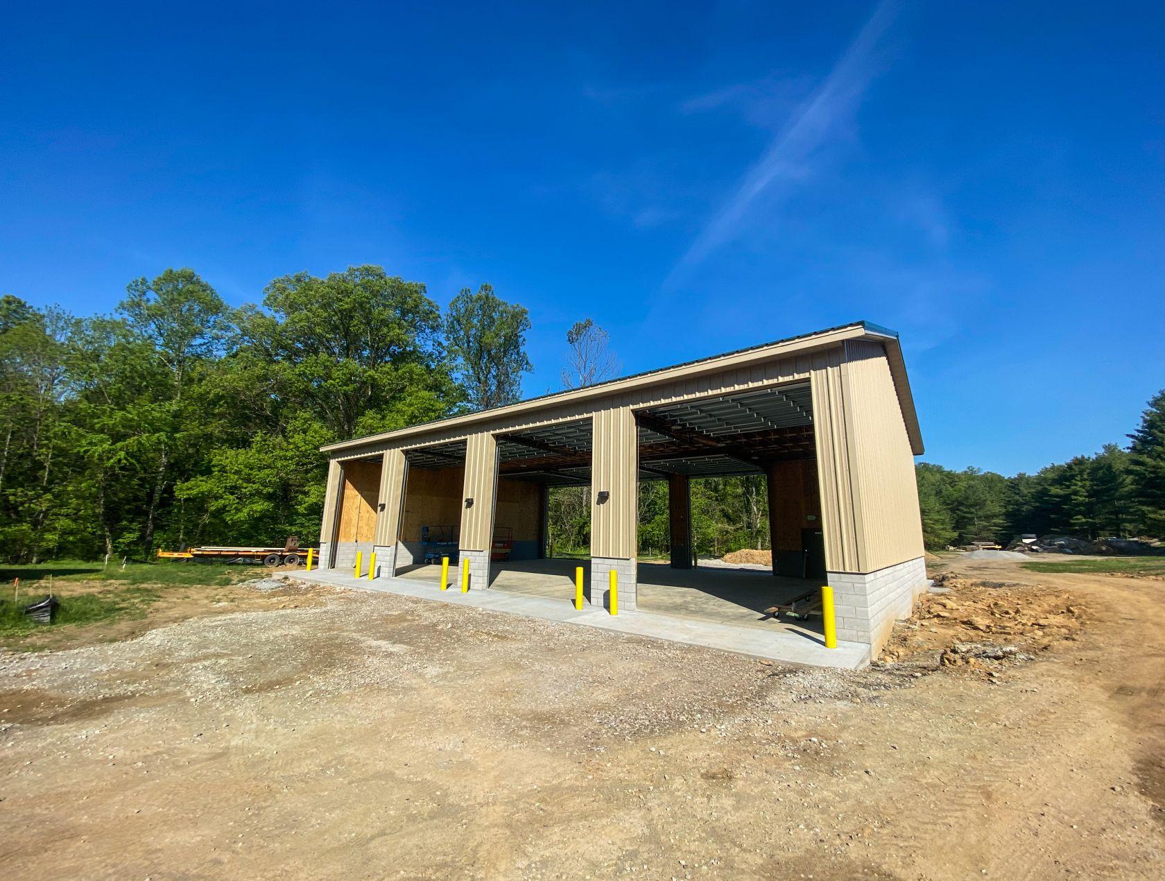 ODNR Division of Forestry Headquarters - Storage building exterior