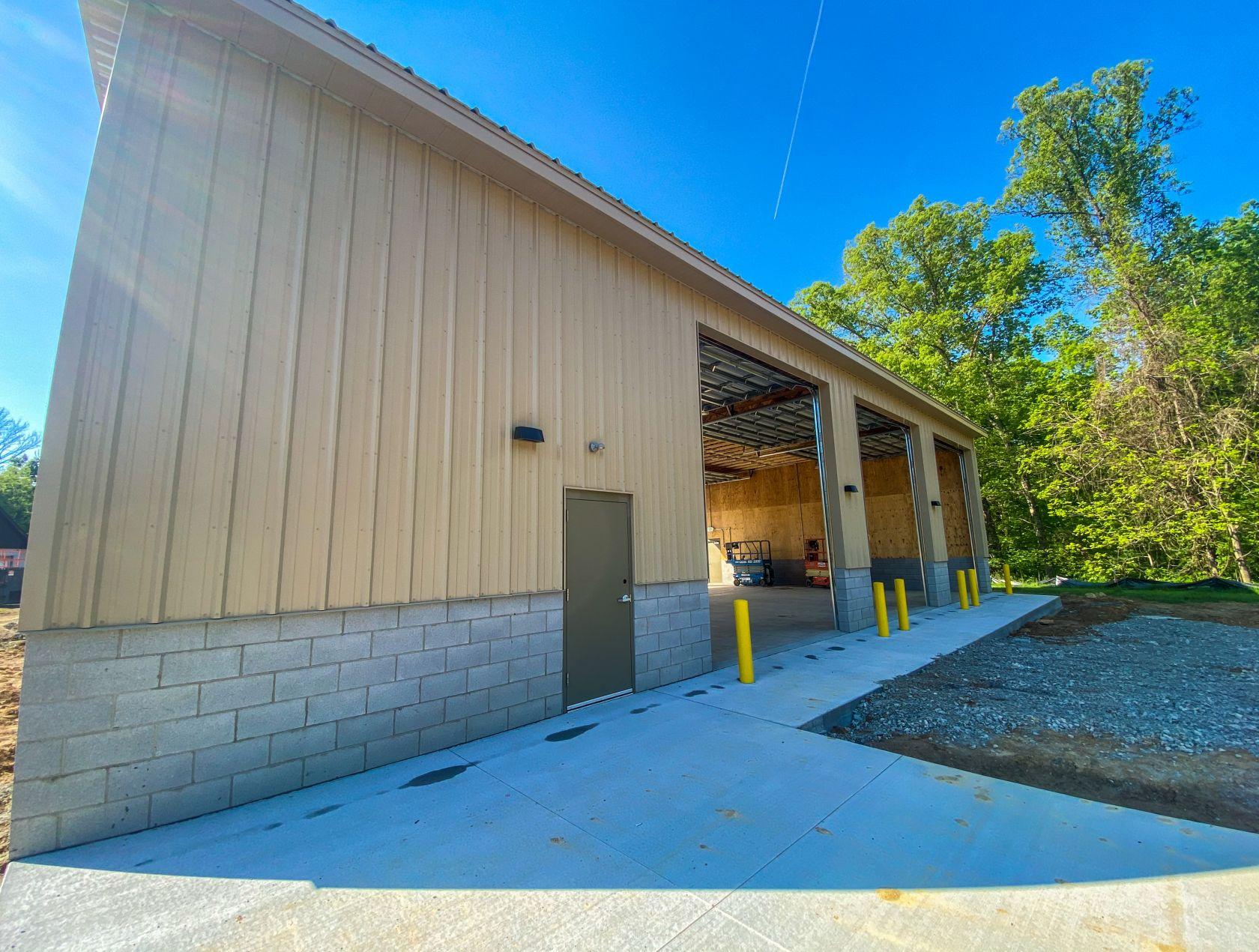 ODNR Division of Forestry Headquarters - Storage building exterior 2